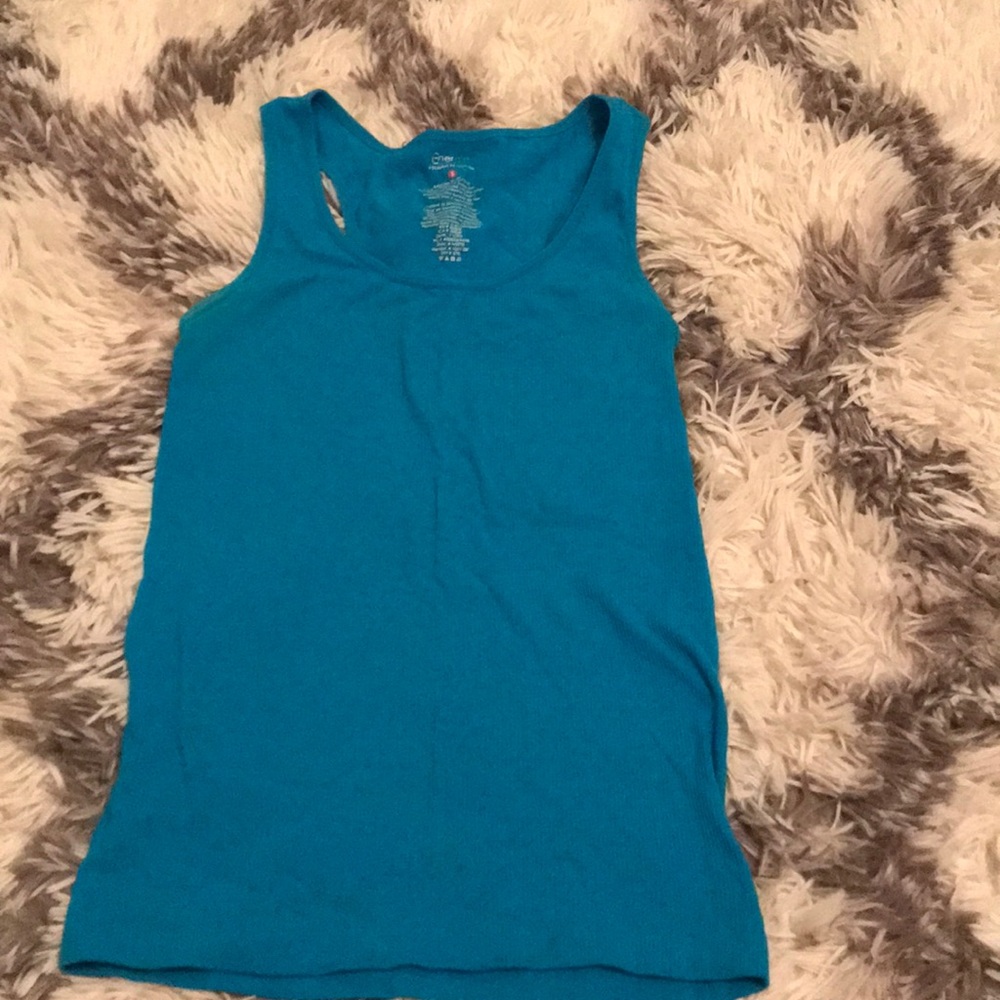 Blue tank top